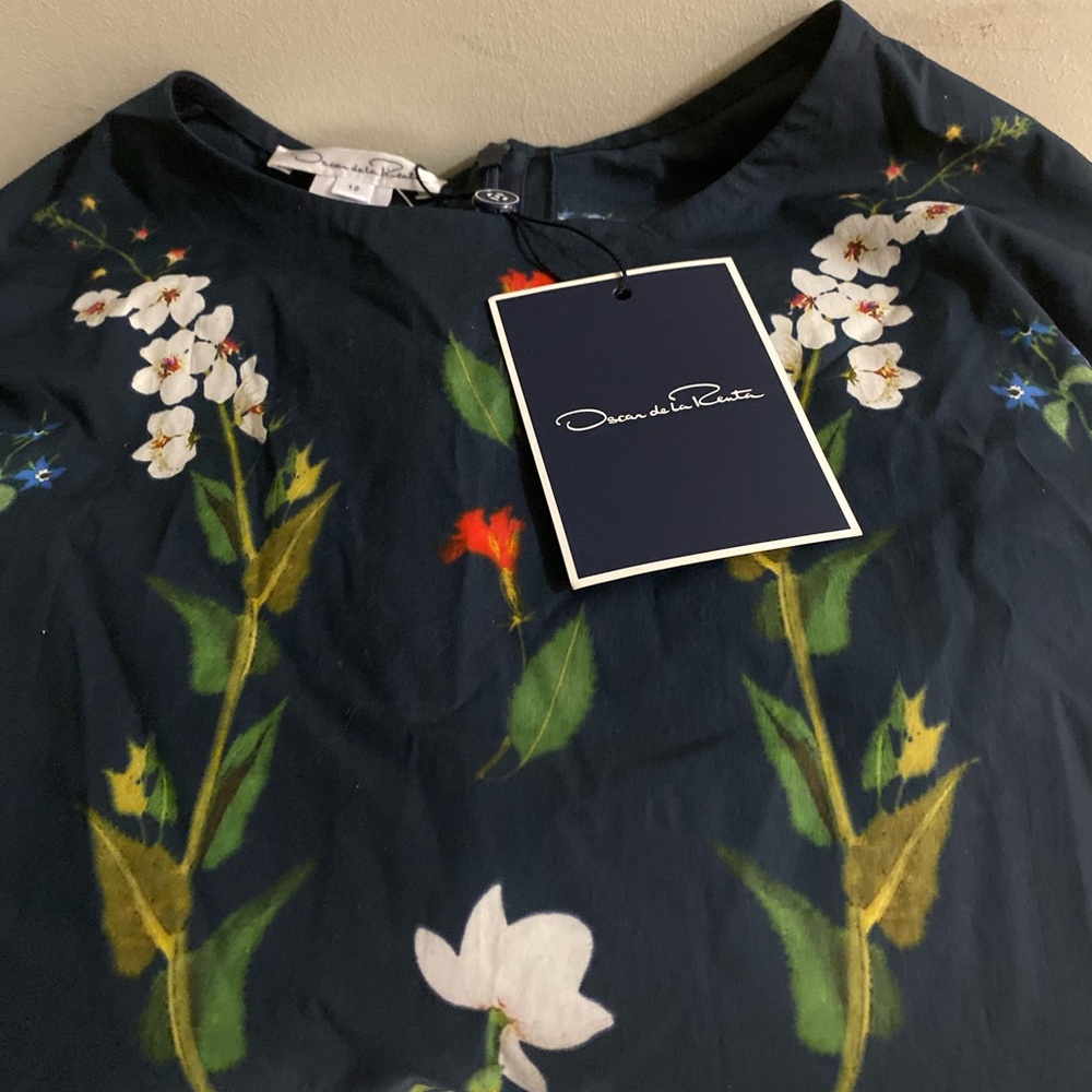 Floral navy/dark blue dress